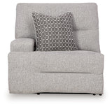 Acklen Place pewter 6-piece power reclining sectional front angle