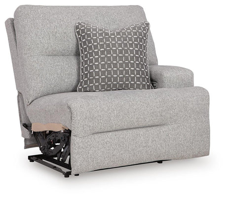 Acklen Place Pewter Performance Fabric,Next-Gen Nuvella™ 5-Piece Power Reclining Sectional - image 18