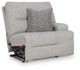 Acklen Place Pewter 7-Piece Power Sectional Reclining Sofa with Storage Console - image 3