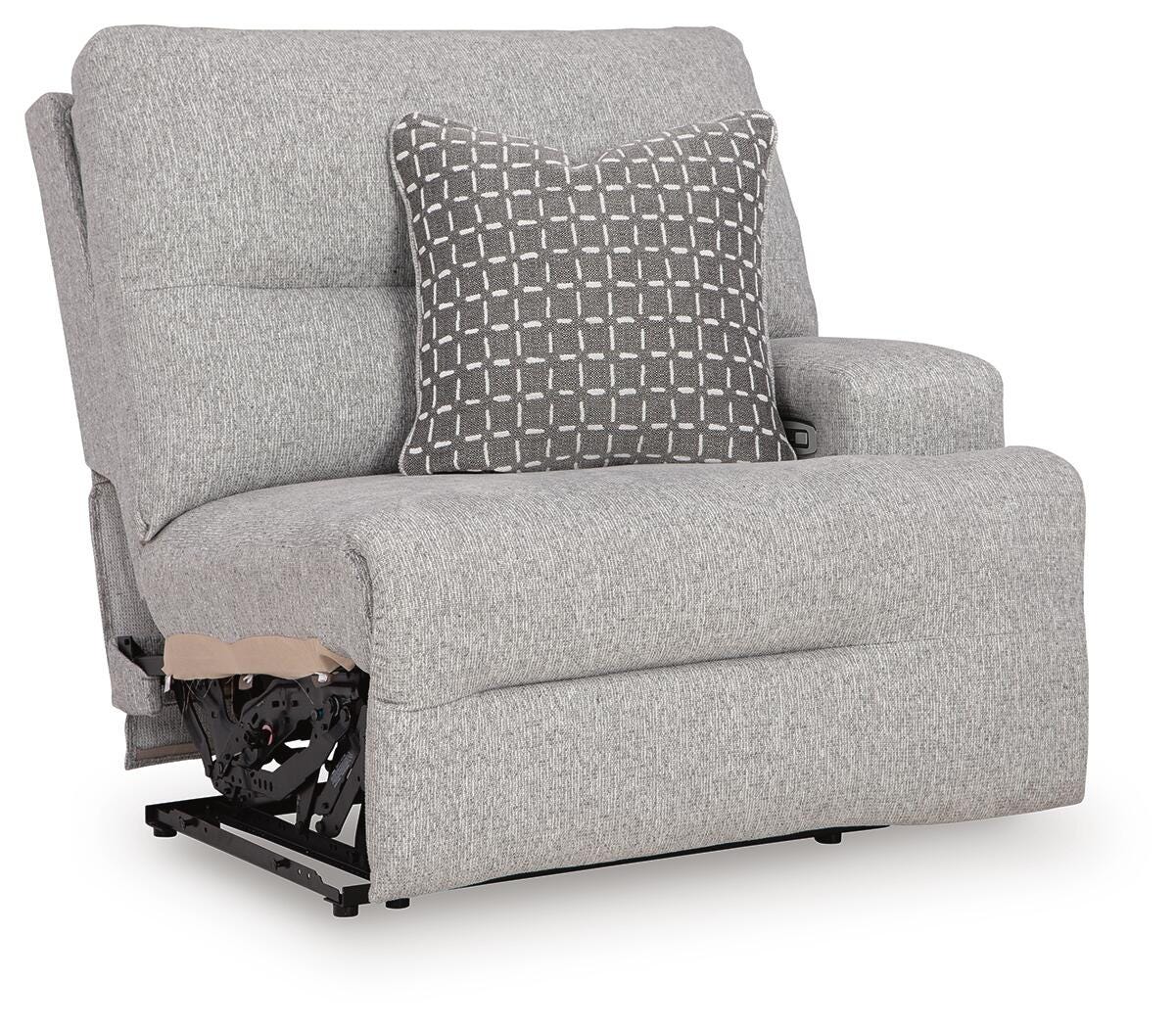 Acklen Place Pewter 7-Piece Power Sectional Reclining Sofa with Storage Console - image 3