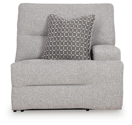 Acklen Place Pewter Performance Fabric,Next-Gen Nuvella™ 5-Piece Power Reclining Sectional - image 17