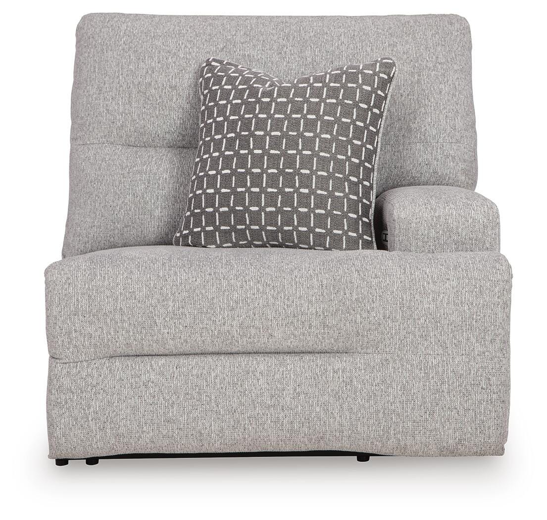 Acklen Place Pewter 7-Piece Power Sectional Reclining Sofa with Storage Console - image 2