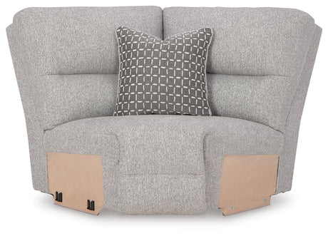 Acklen Place Pewter 7-Piece Power Sectional Reclining Sofa with Storage Console - image 16