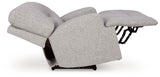Side view of Acklen Place recliner with footrest extended