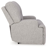 Reclining side view of Acklen Place recliner