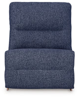 Sectional seating cushions showing foam wrapped in poly fiber