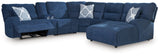 Detailed view of arm and seating cushions