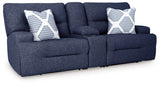 Acklen Place Navy 3-Piece Sectional sofa fabric detail