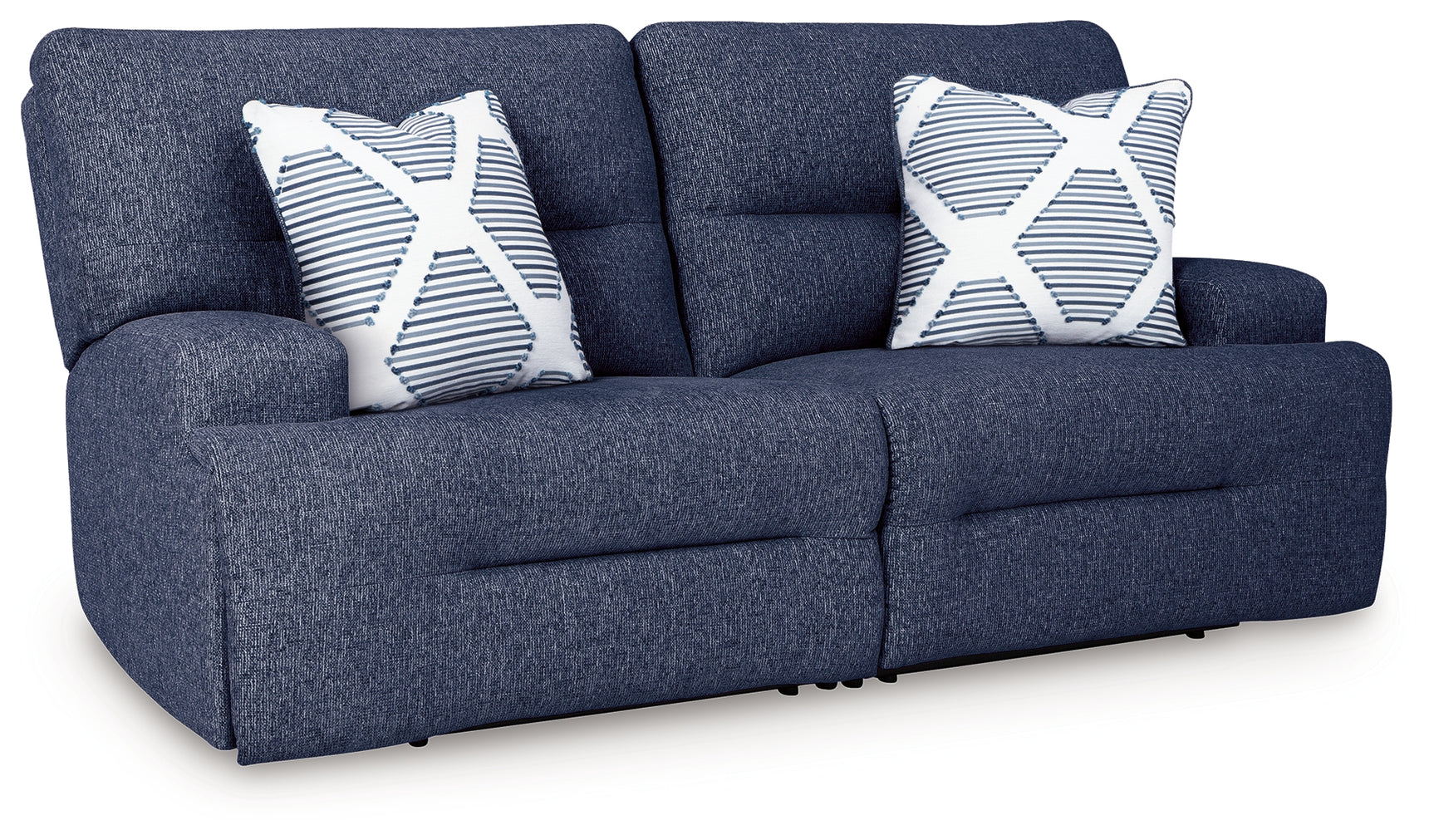 Acklen Place sectional left-arm facing recliner angled side view