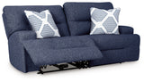 Acklen Place sectional right-arm facing recliner open recline angle