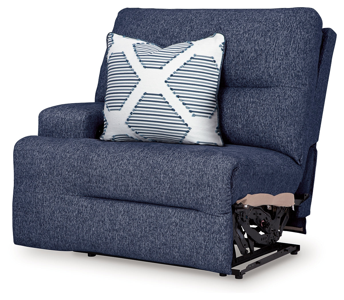 Wedge piece forming corner of navy sectional