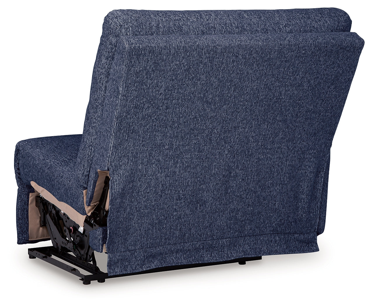 Acklen Place Navy 3-Piece Power Reclining Sectional sofa front angle