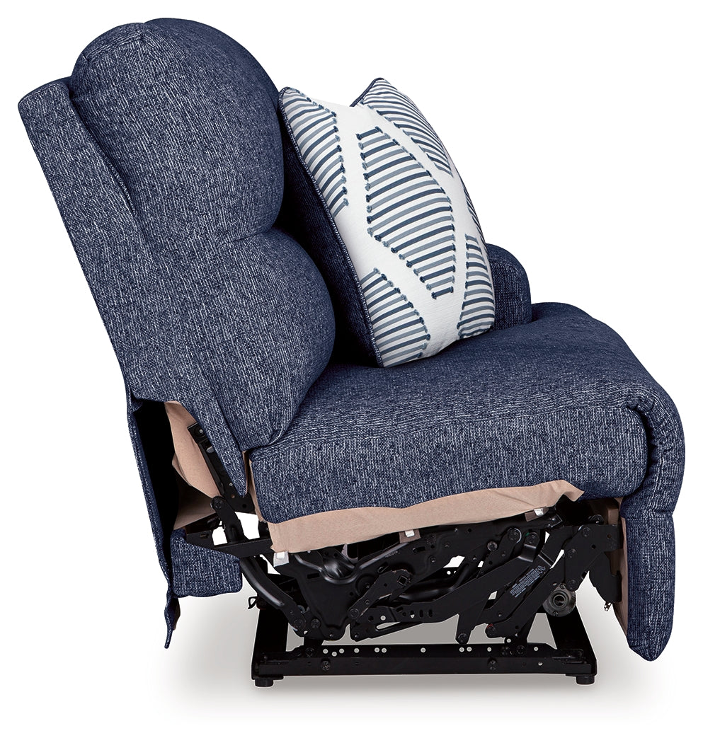 Acklen Place Navy 6-Piece Power Reclining Sectional