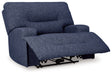 Acklen Place Oversized Navy Power Recliner main front view