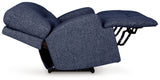 Open reclined side view of Acklen Place Recliner