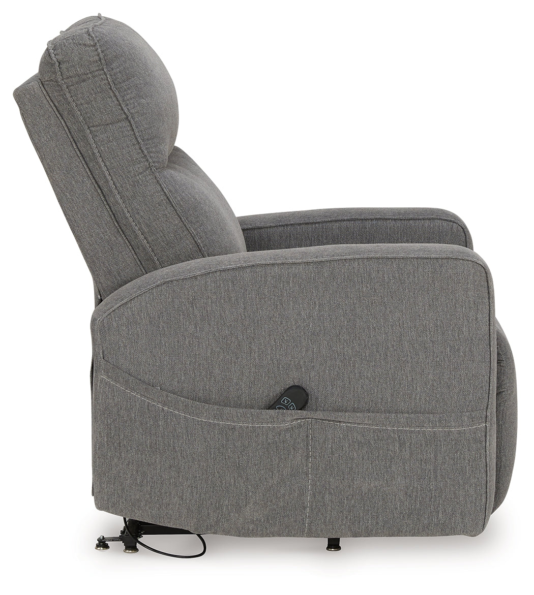 Reclining angle showing seat and footrest of Starganza recliner