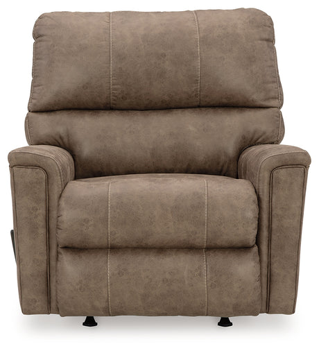 Navi fossil recliner front angle
