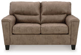Navi Fossil 3-piece reclining sofa set in fossil faux leather