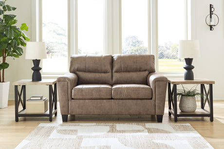 Navi Fossil 3-piece reclining sofa set in fossil faux leather