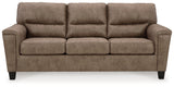 Navi Fossil 3-piece reclining sofa set in fossil faux leather