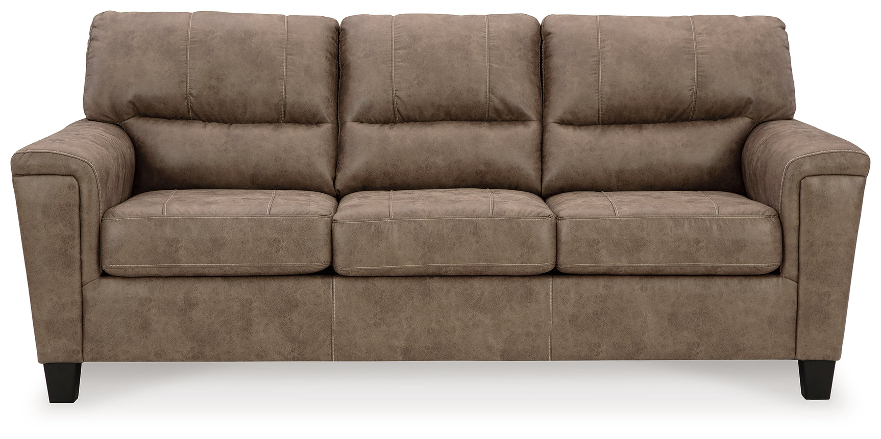 Navi Fossil 3-piece reclining sofa set in fossil faux leather