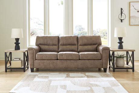 Navi Fossil 3-piece reclining sofa set in fossil faux leather