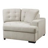 Close detail of sectional fabric texture