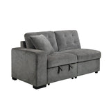 Side angle of the sectional sofa