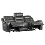 Putnam sofa showing power reclined position