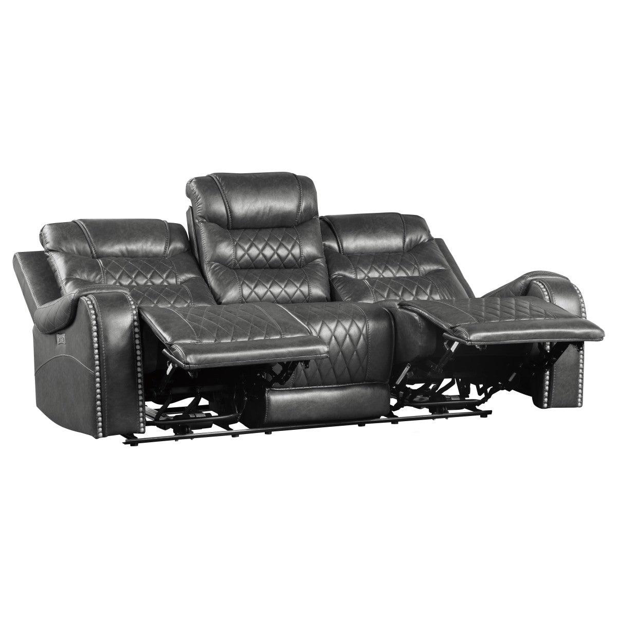 Putnam sofa showing power reclined position
