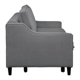 Adelia sofa converted into pull-out bed in living room