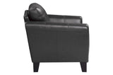 Main front view of the Spivey 2-piece leather set