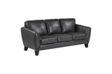 Side angle detail of Spivey loveseat upholstery