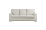 Morelia Beige Fabric Living Room Set sofa close-up front detail