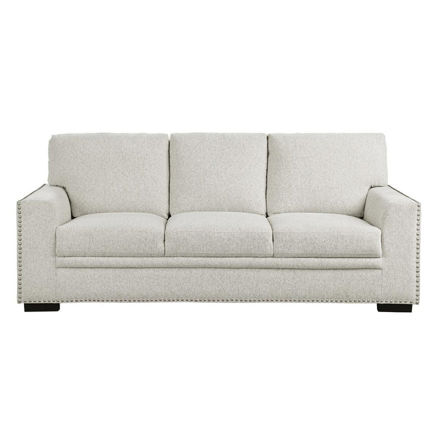 Morelia Beige Fabric Sofa front view