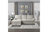 Morelia Beige Fabric Living Room Set sofa cushion detail