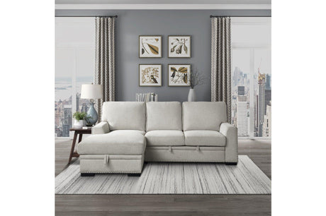 Morelia Beige Fabric Living Room Set sofa cushion detail