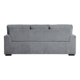 Back detail of Morelia Gray Chenille Fabric Sofa