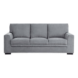 Morelia Gray Chenille Fabric Sofa front view
