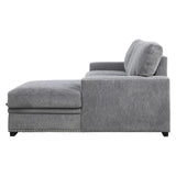 Close-up of Morelia sectional fabric and cushioning detail