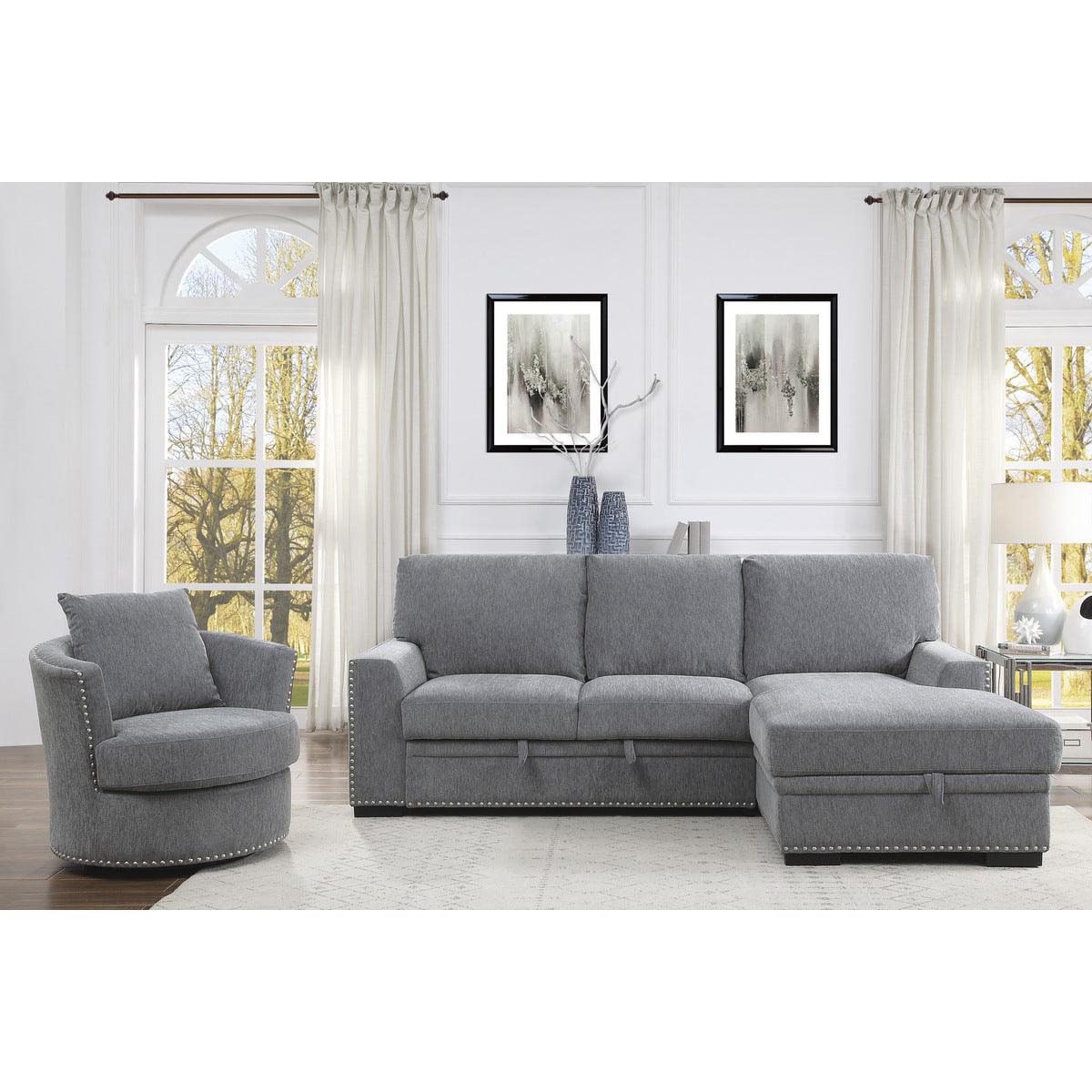 Detail of seating cushions on Morelia sectional