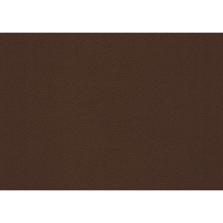 Briscoe 2-Tone Light Brown and Dark Brown Faux Leather upholstery fabric swatch detail 2