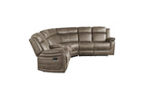 Top angle showing console with cup holders and storage