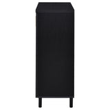 Brixton cabinet open doors showing shoe storage