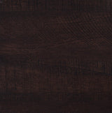 Wadeline 2-Door Tall Accent Cabinet Rustic Tobacco top handle detail