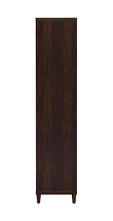 Wadeline 2-Door Tall Accent Cabinet Rustic Tobacco back view
