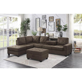 Side view showing reversible configuration of Maston sectional