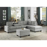 Drop-down cup holder feature on Maston sectional