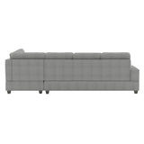 Living room scene with sectional sofa