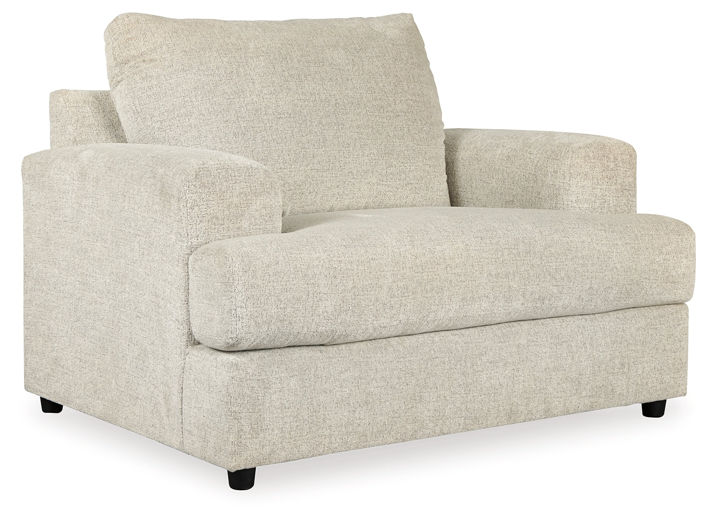 Side angle of Soletren Stone Sofa, Loveseat and Chair